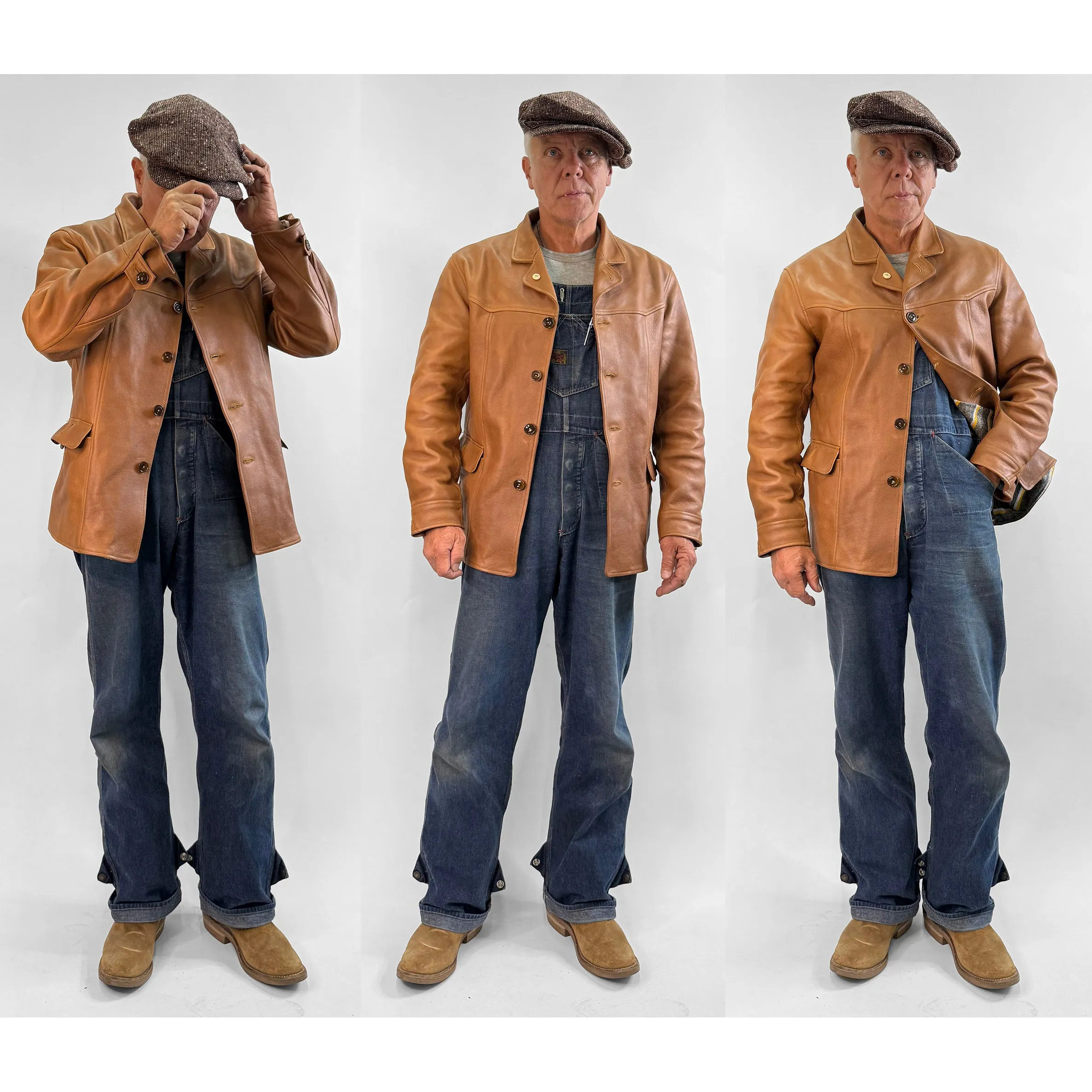 Torpedo Jacket - Bison sold by Mister Freedom product image thumbnail 4