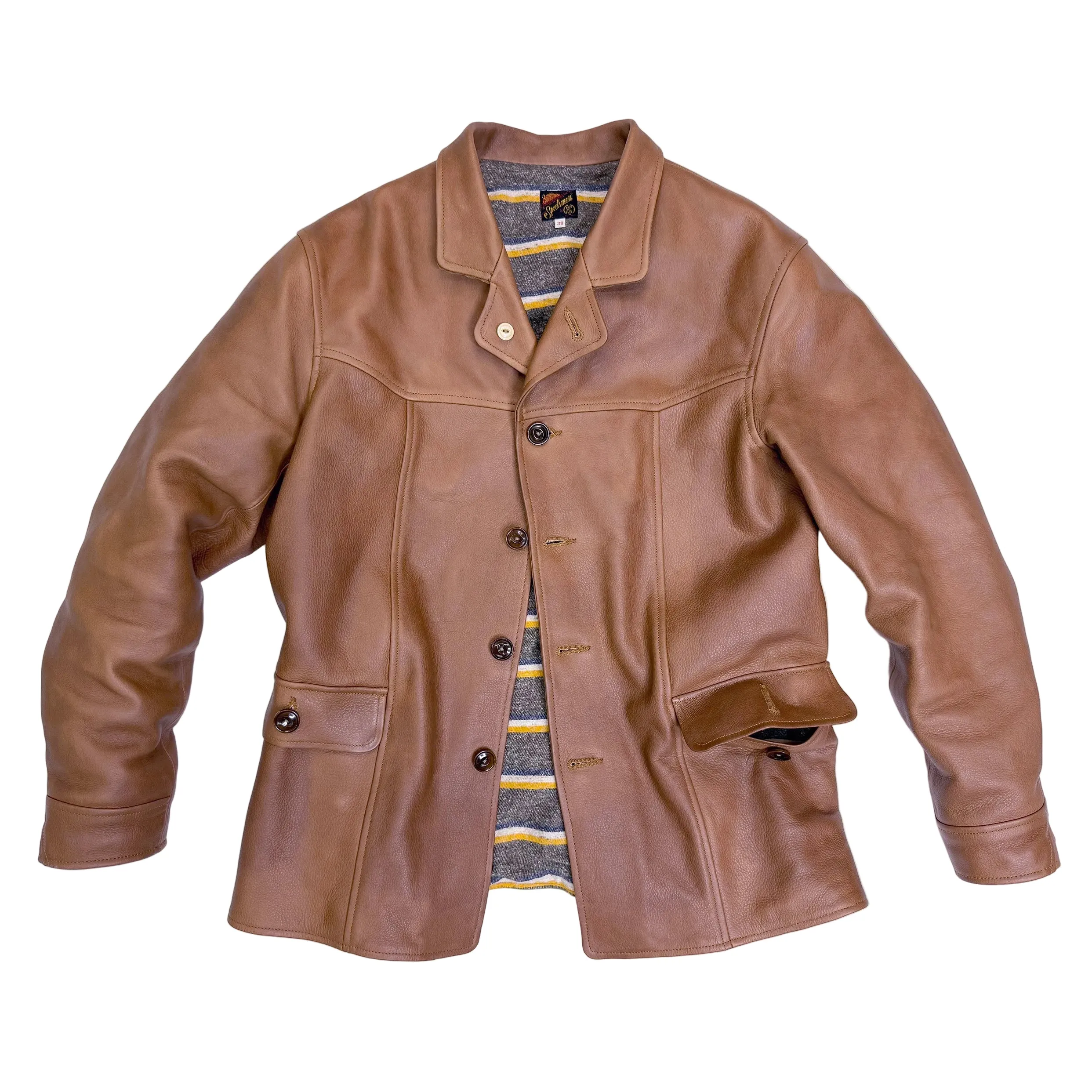 Torpedo Jacket - Bison sold by Mister Freedom product image thumbnail 2