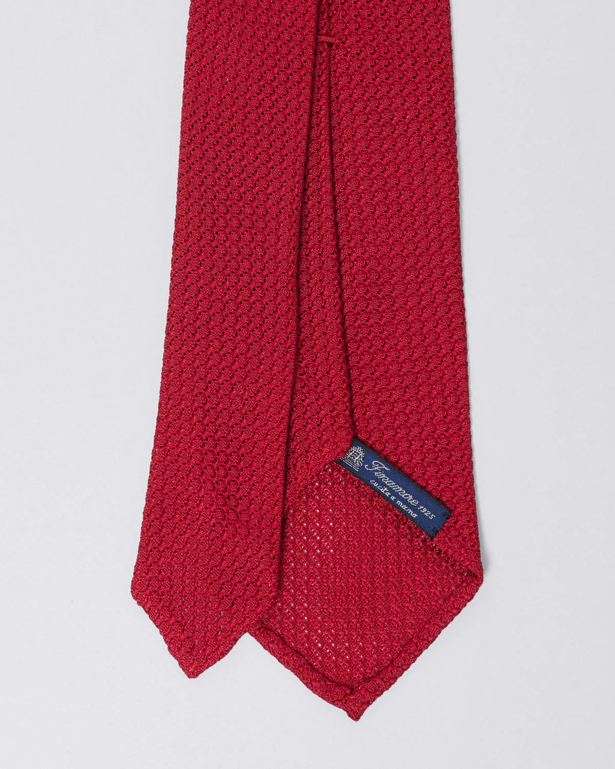 Anversa thick silk gauze tie, plain color, various colors sold by Finamore product image thumbnail 2