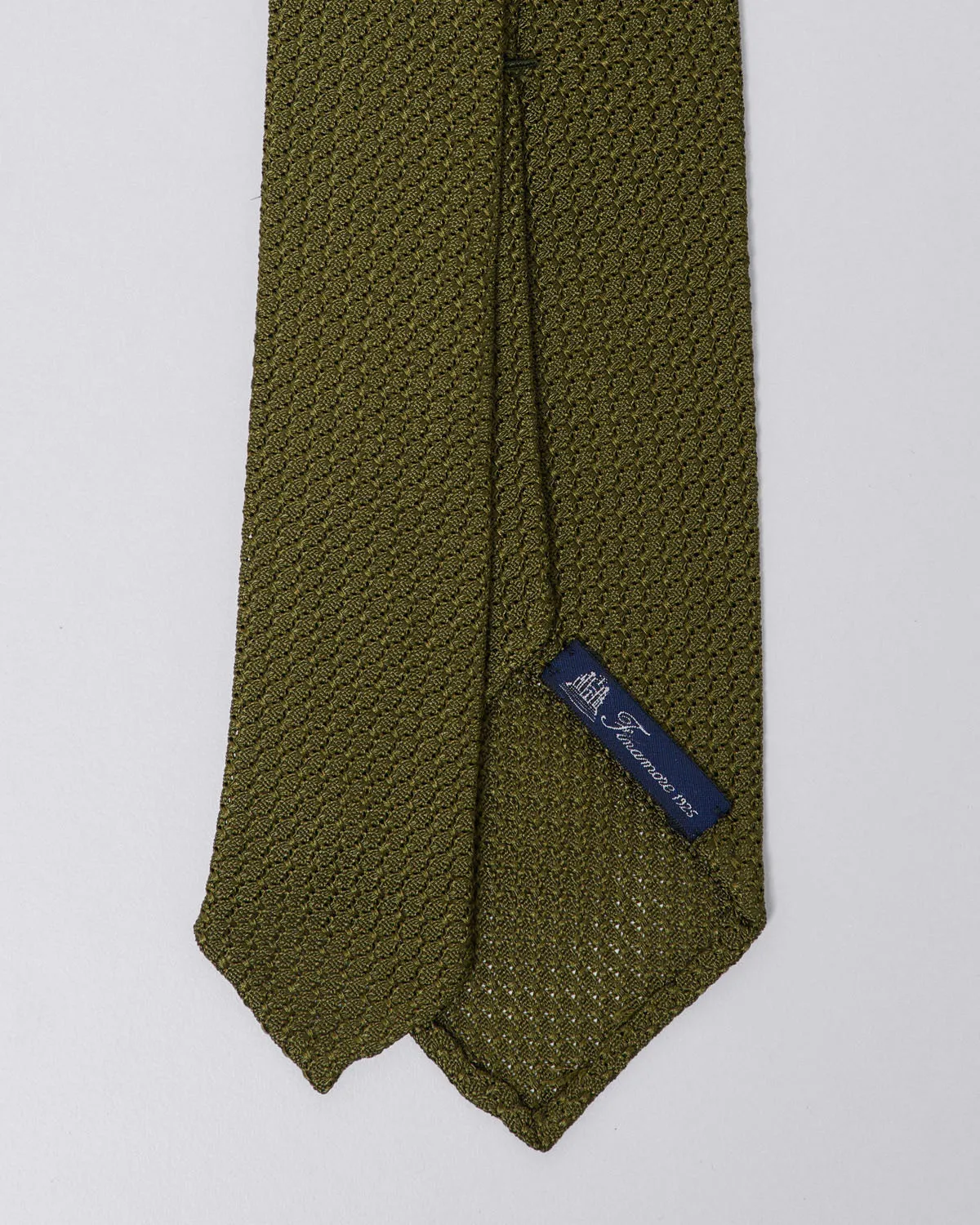 Anversa thick silk gauze tie, plain color, various colors sold by Finamore product image thumbnail 4
