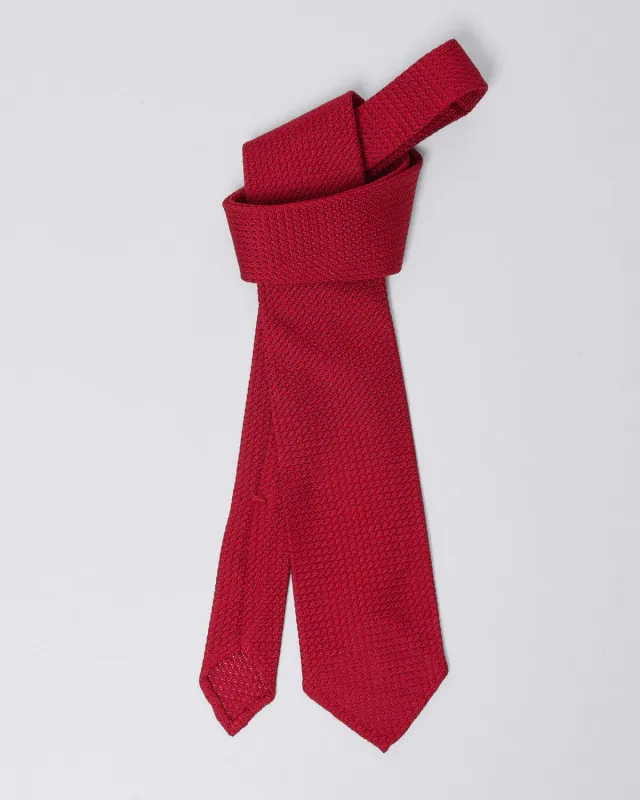 Anversa thick silk gauze tie, plain color, various colors made by Finamore