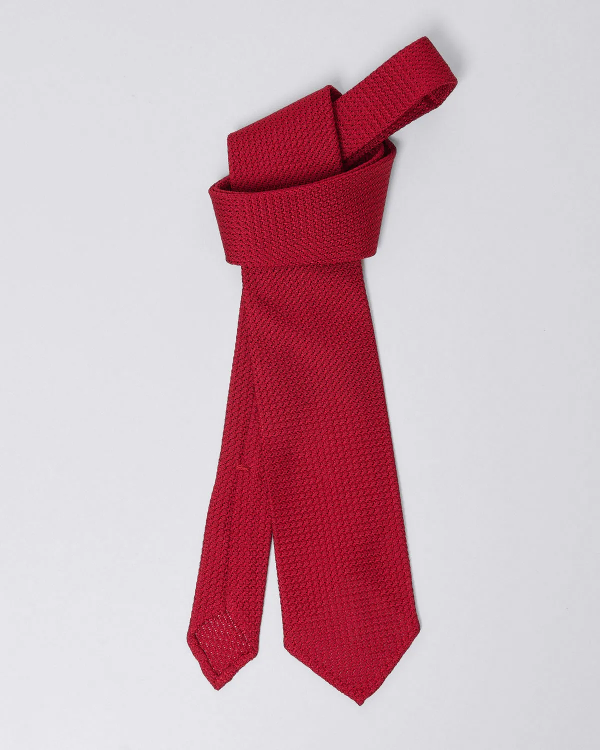 Anversa thick silk gauze tie, plain color, various colors sold by Finamore