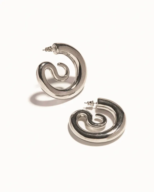 Serpent Hoops Medium made by Panconesi
