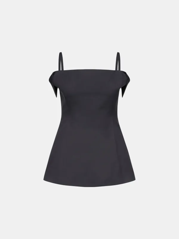 Sola Top in Black made by FFORME