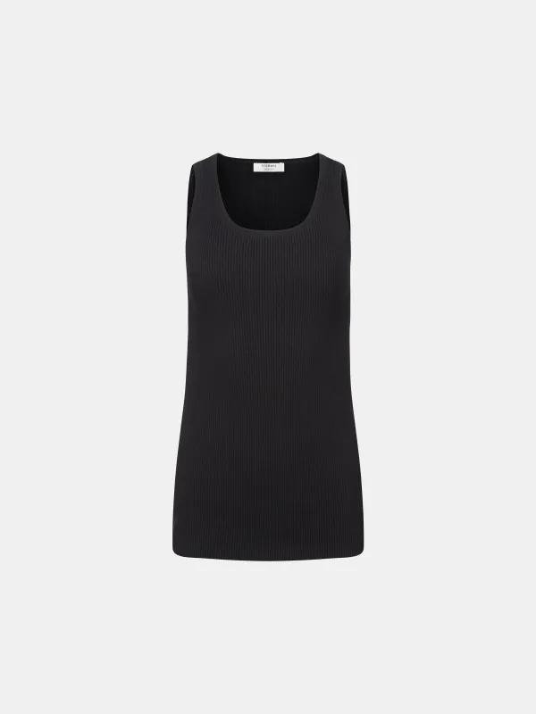 Camilla Tank in Black made by FFORME