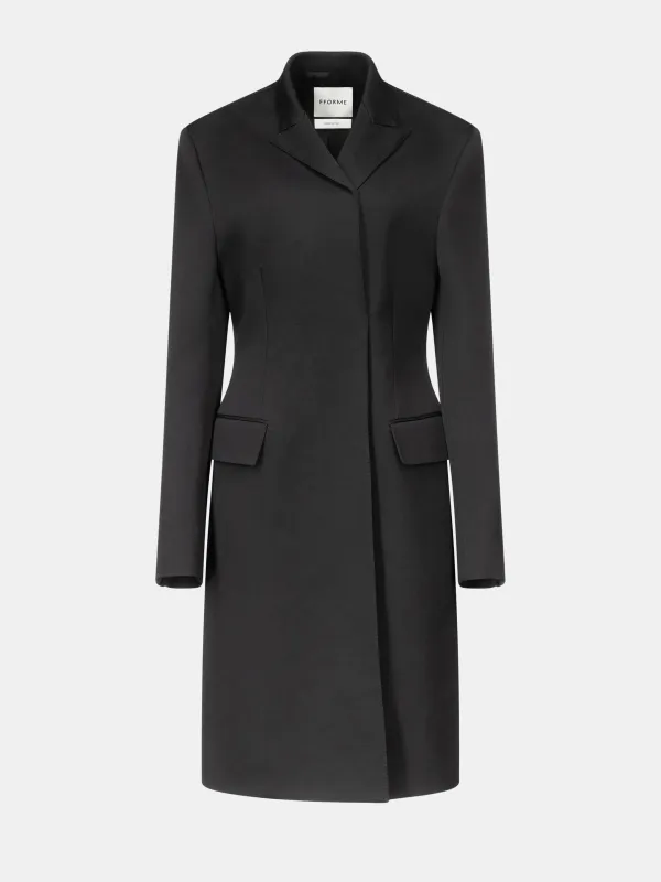 Elaina Coat in Black made by FFORME