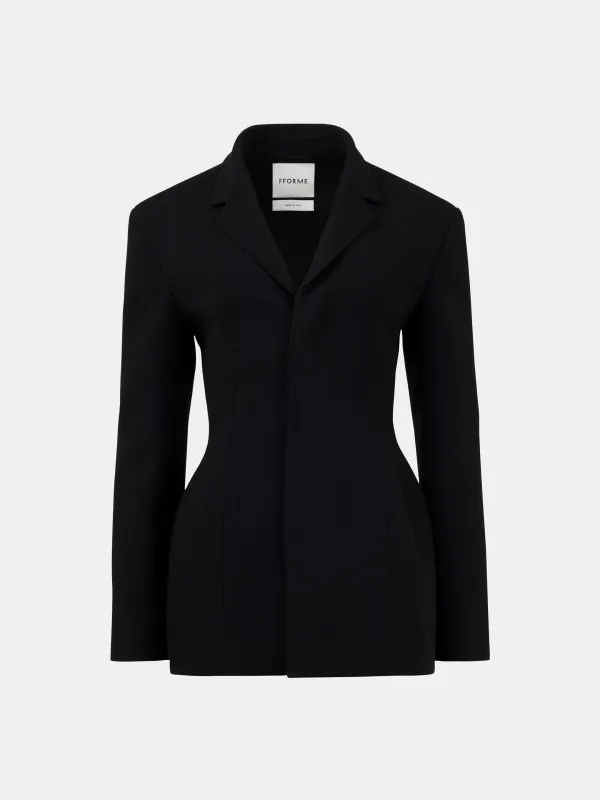 Dakota Blazer in Black made by FFORME