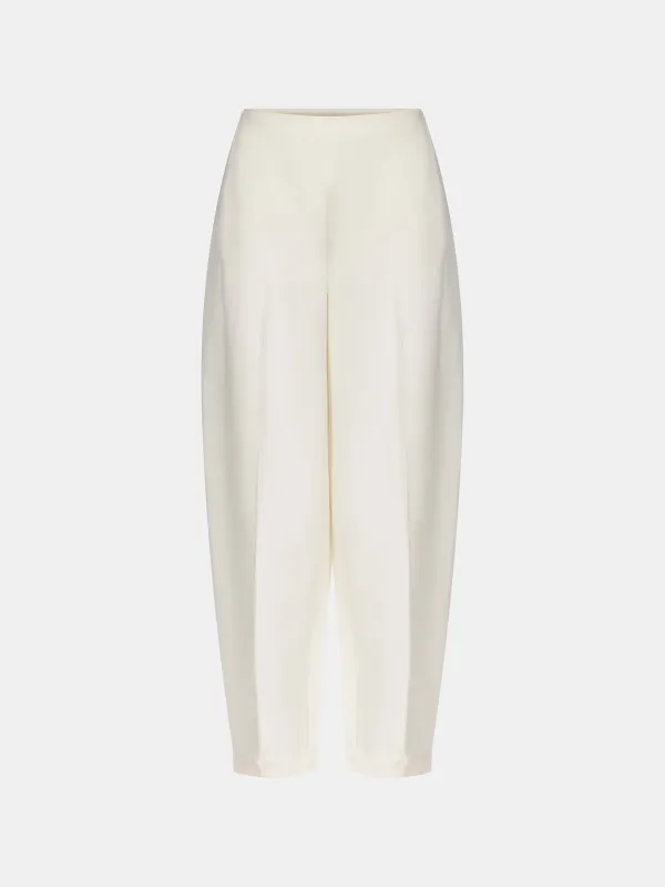 Yvette Pant in Cream made by FFORME