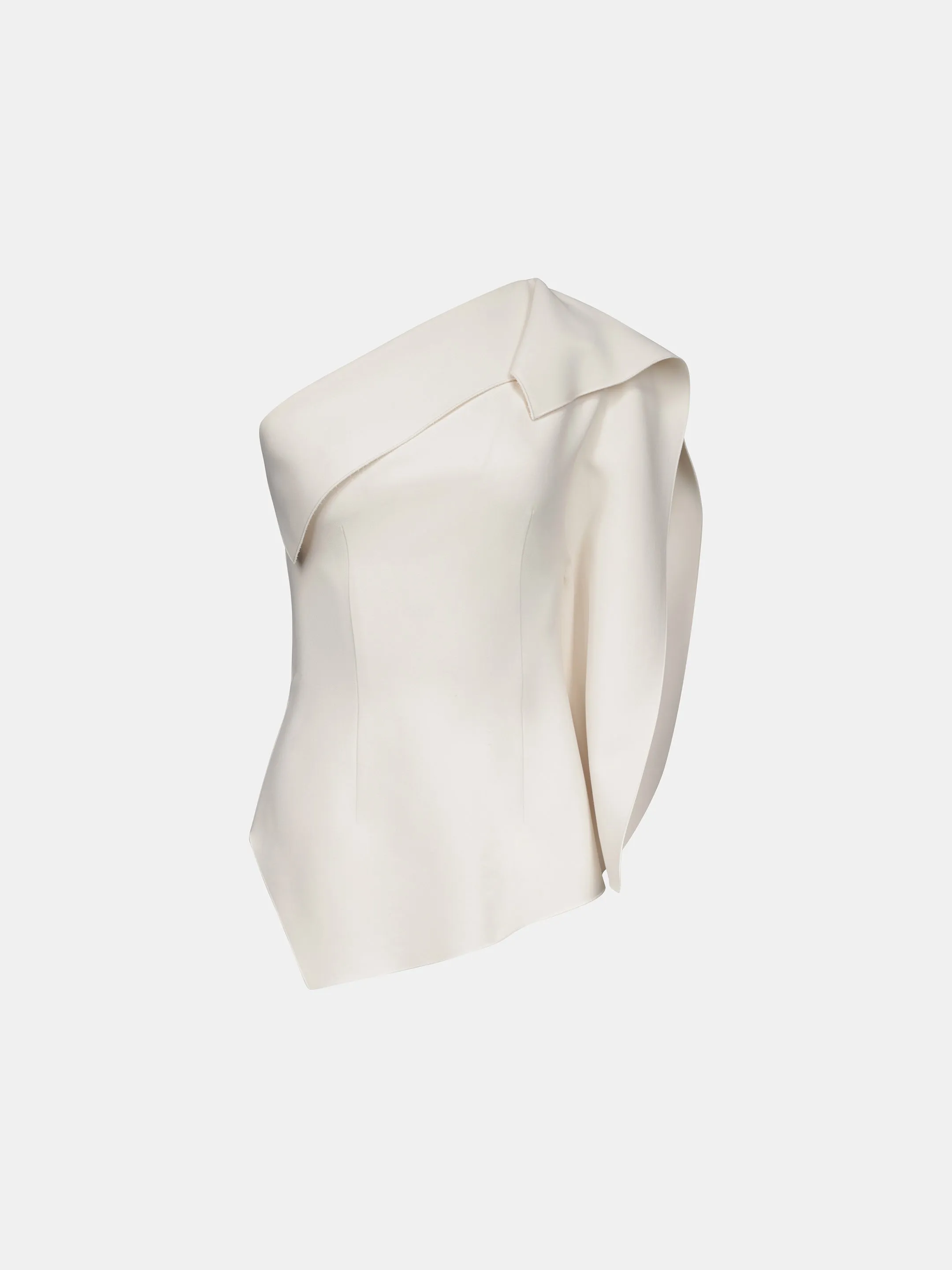 Lavinia Top in Cream sold by FFORME