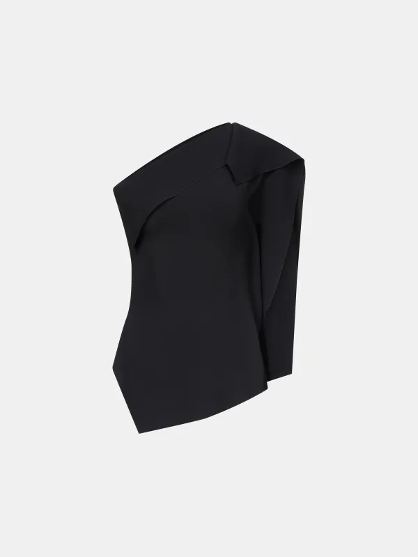Lavinia Top in Black made by FFORME