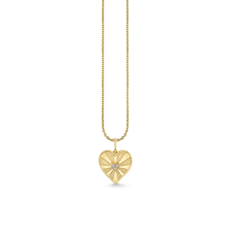 Gold & Diamond Ace of Hearts Charm made by Sydney Evan
