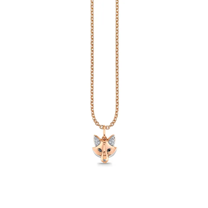 Gold & Diamond Fox Charm made by Sydney Evan