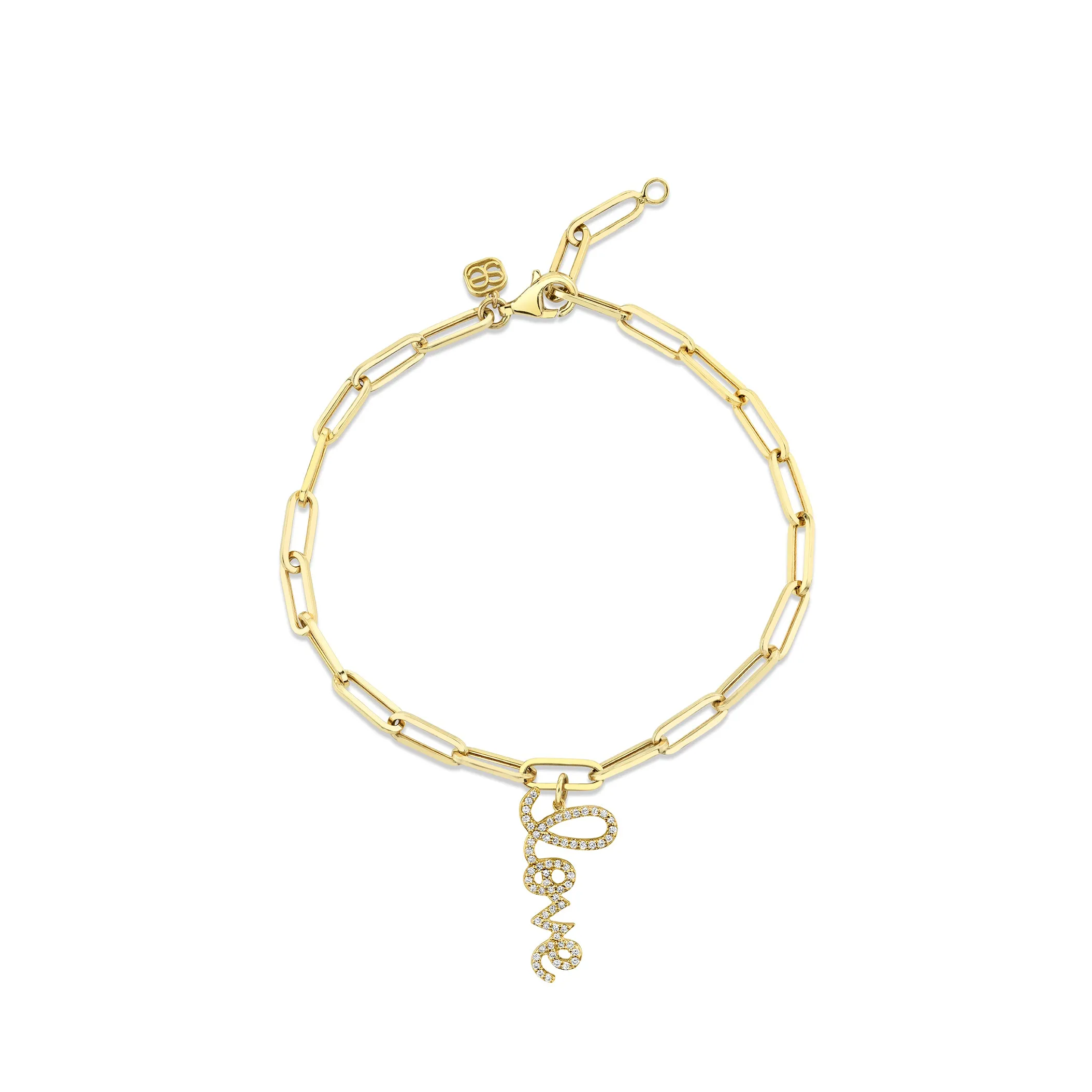 Gold & Diamond Love Bracelet sold by Sydney Evan