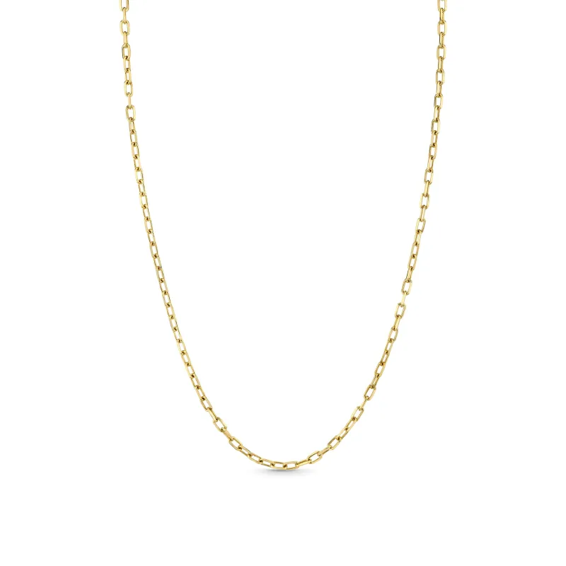 14k Gold Elongated Cable Chain made by Sydney Evan