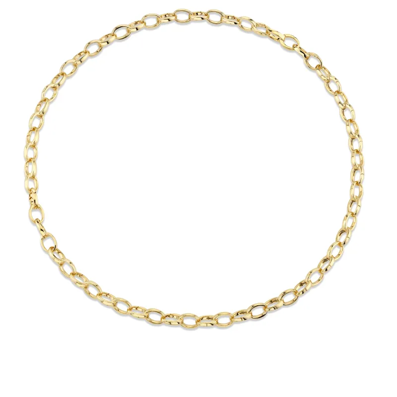 14k Gold Endless Link Chain made by Sydney Evan