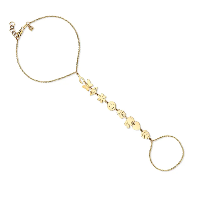 Pure Gold Icons Princess Bracelet made by Sydney Evan
