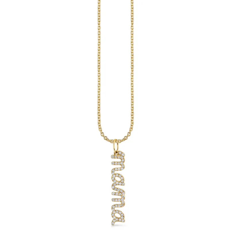 Gold & Diamond Mama Charm made by Sydney Evan