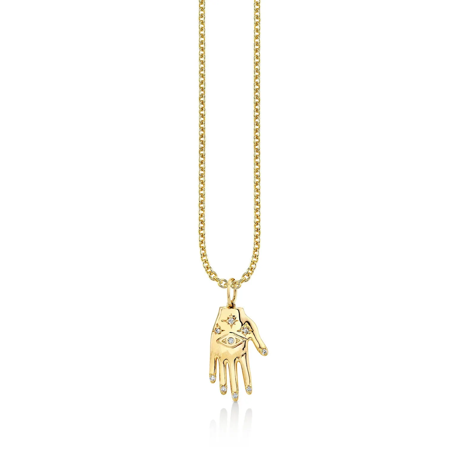 Gold & Diamond Eye Hand Charm sold by Sydney Evan