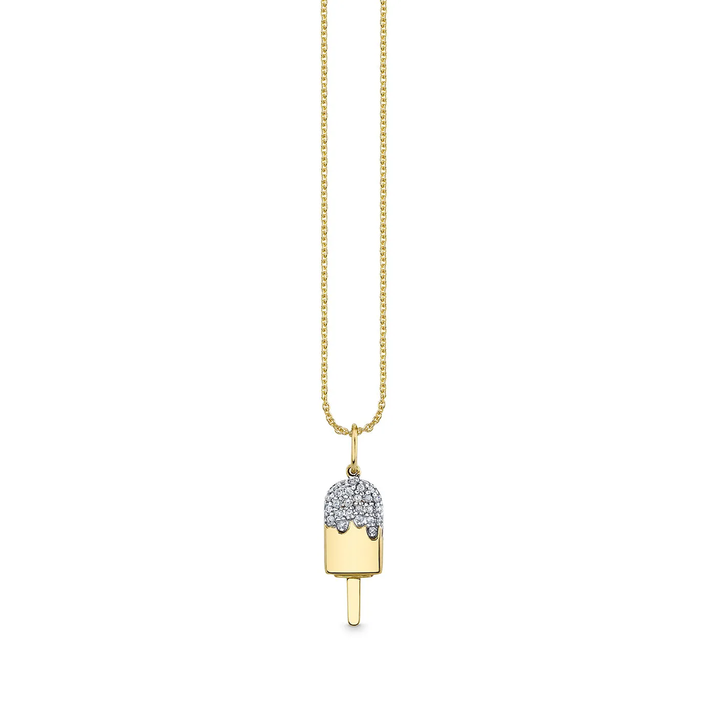 Gold & Diamond Popsicle Charm sold by Sydney Evan