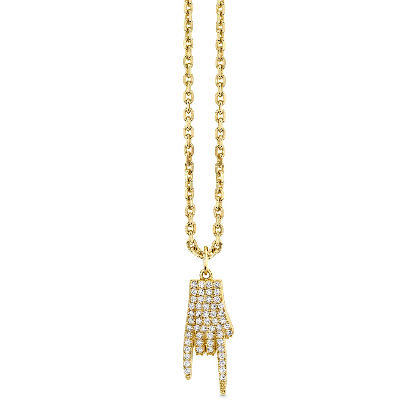 Men's Collection Gold & Diamond Mano Corunto Charm sold by Sydney Evan