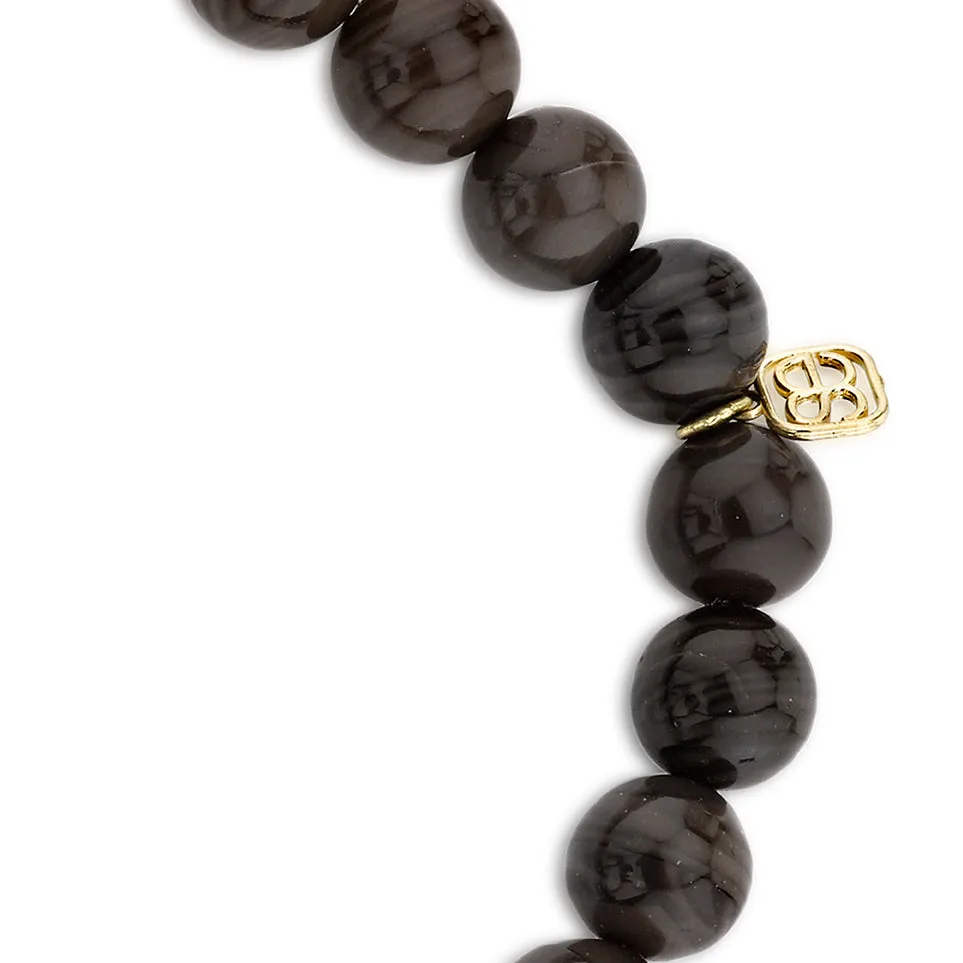 Gold & Diamond Mini Elephant on Brown Jasper sold by Sydney Evan product image thumbnail 5