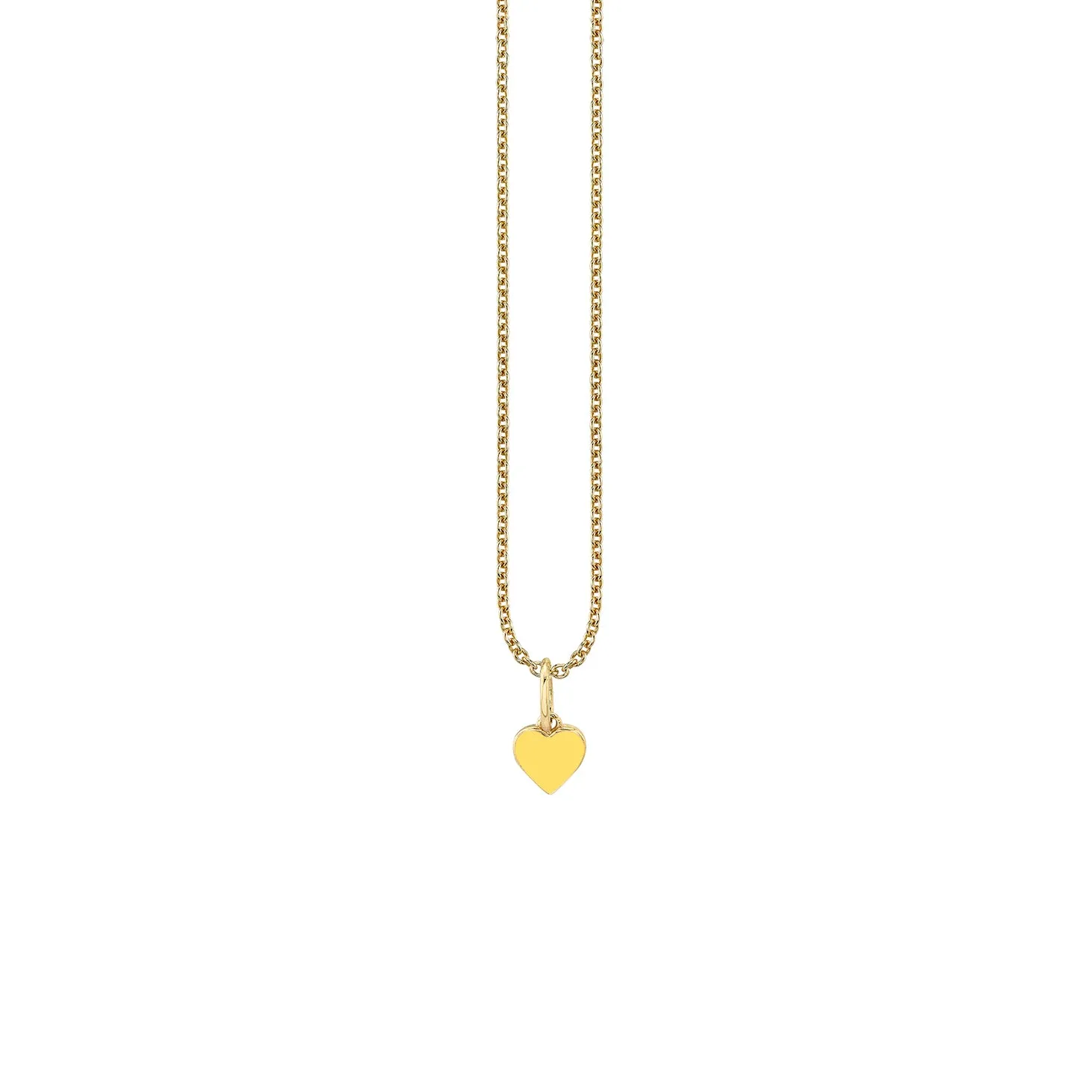 Gold & Enamel Mini Heart Charm sold by Sydney Evan product image thumbnail 5