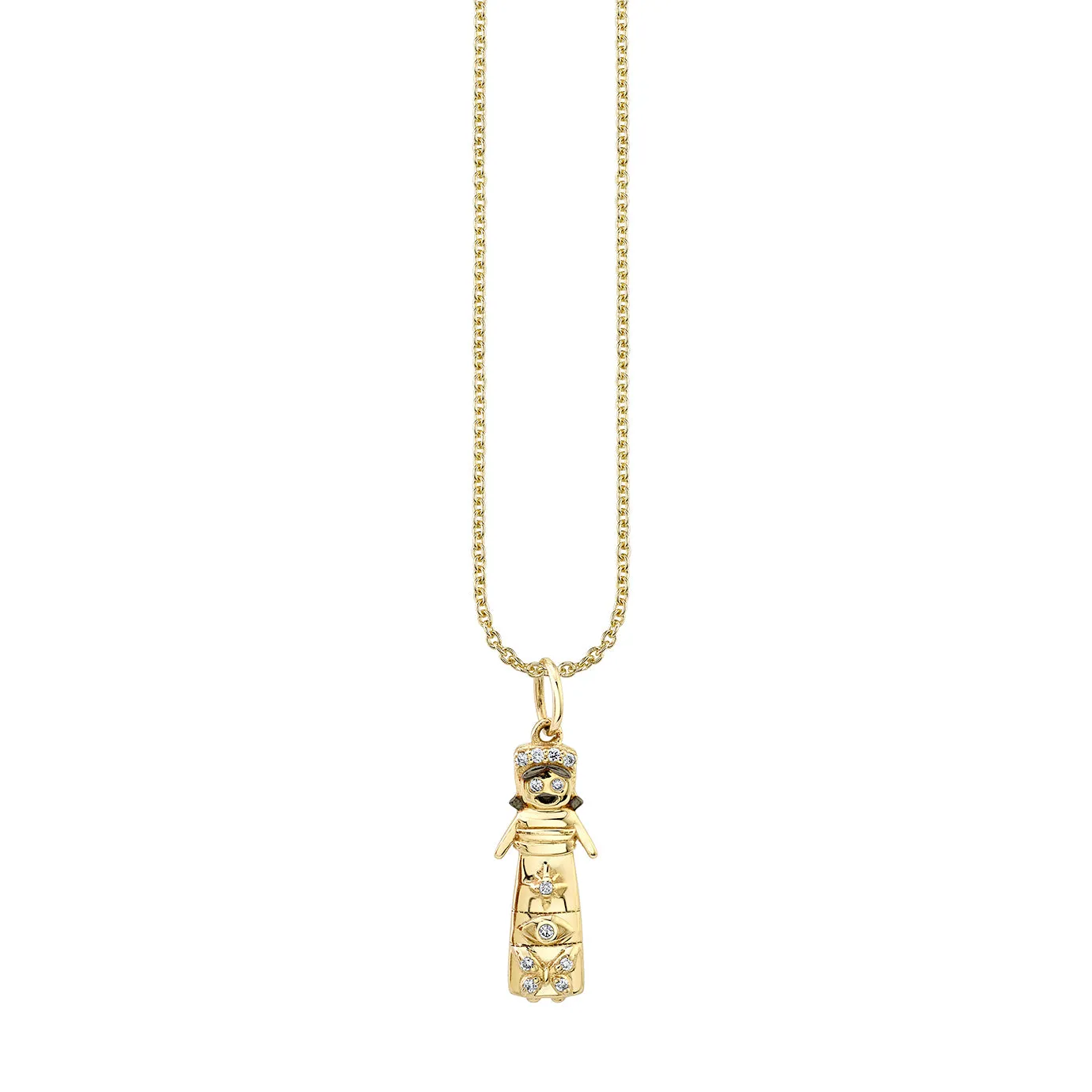Gold & Diamond Rosanna Doll Charm sold by Sydney Evan