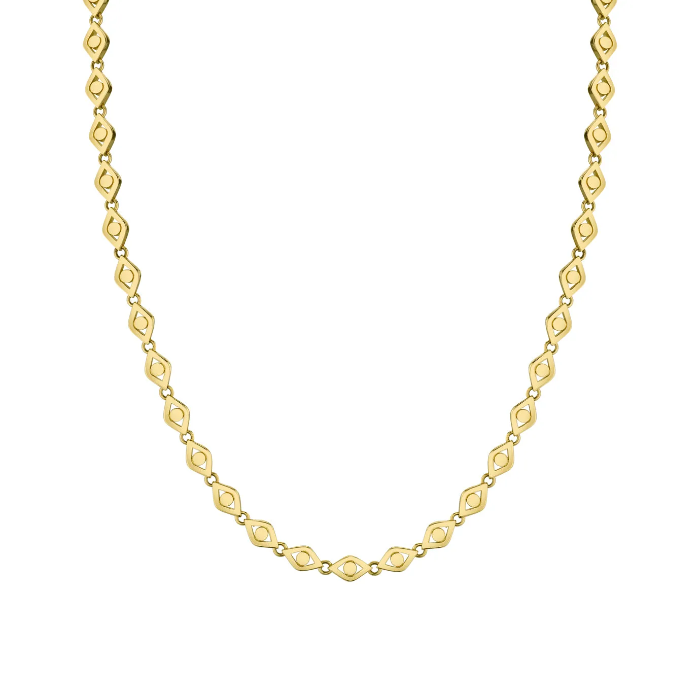 Men's Collection Pure Gold Eye Link Necklace sold by Sydney Evan
