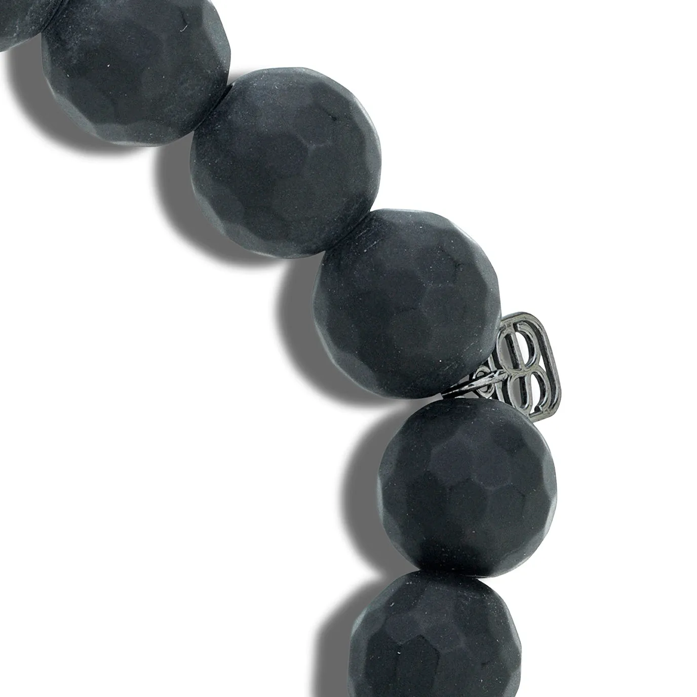 Men's Collection White Gold & Pave Diamond Skull on Onyx sold by Sydney Evan product image thumbnail 4
