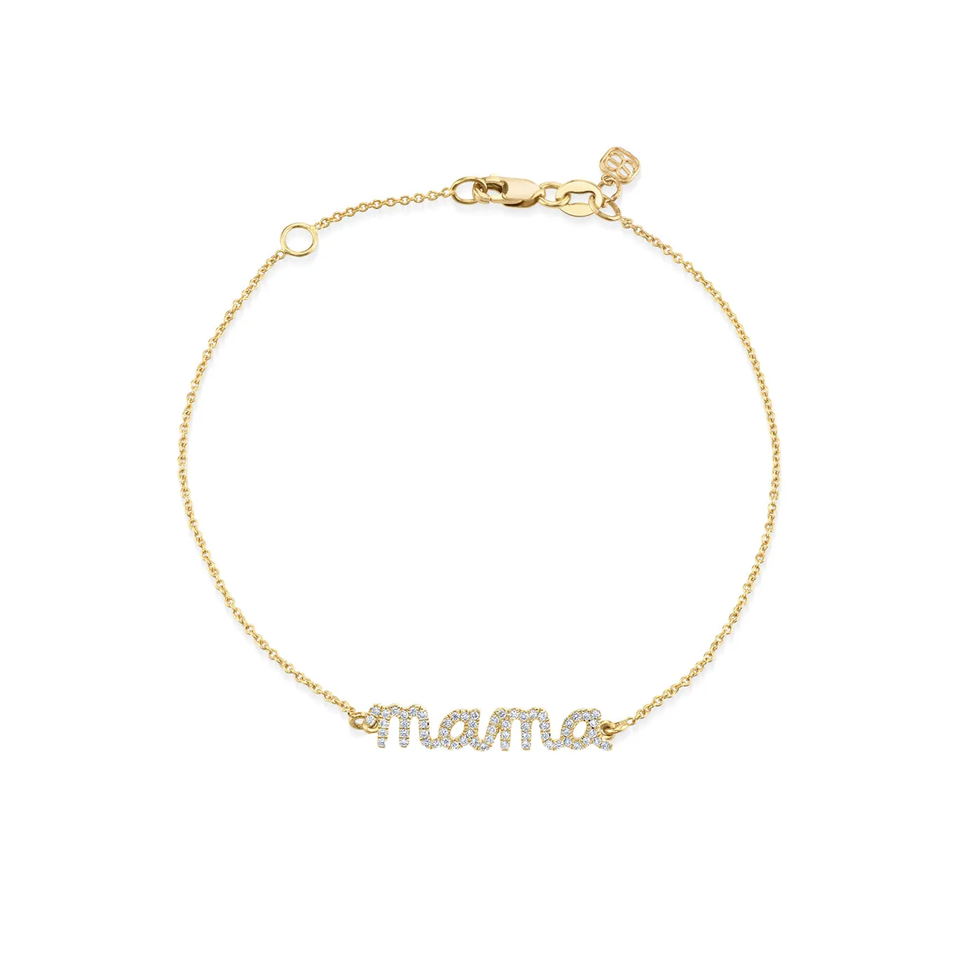 Gold & Diamond Mama Bracelet sold by Sydney Evan