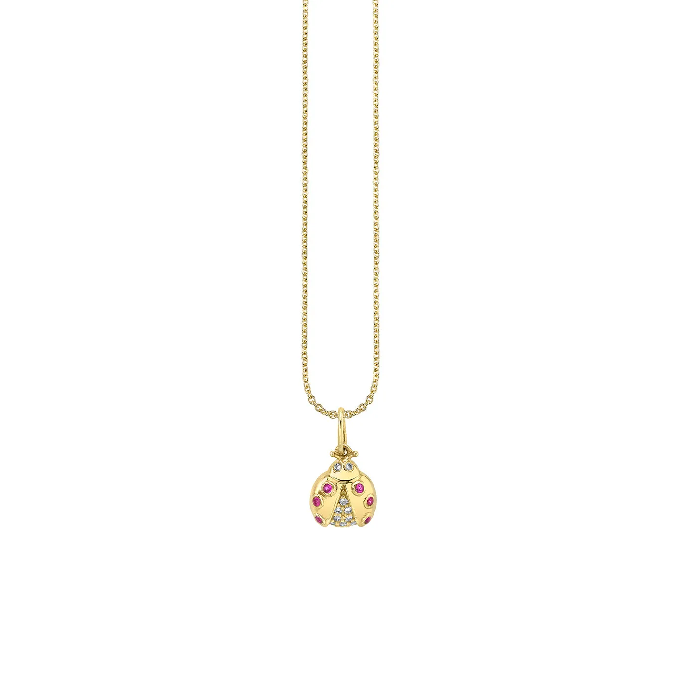 Gold & Diamond Open Wing Ladybug Charm sold by Sydney Evan