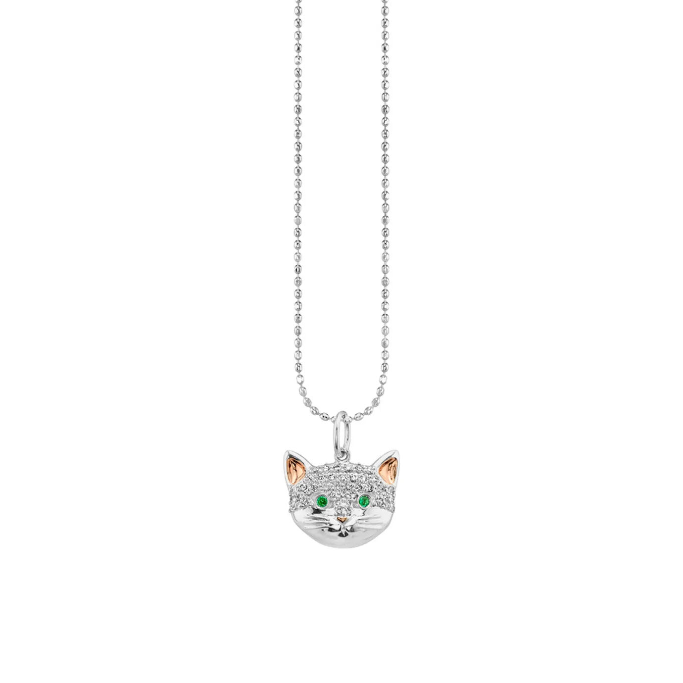 Gold & Diamond Cat Charm sold by Sydney Evan