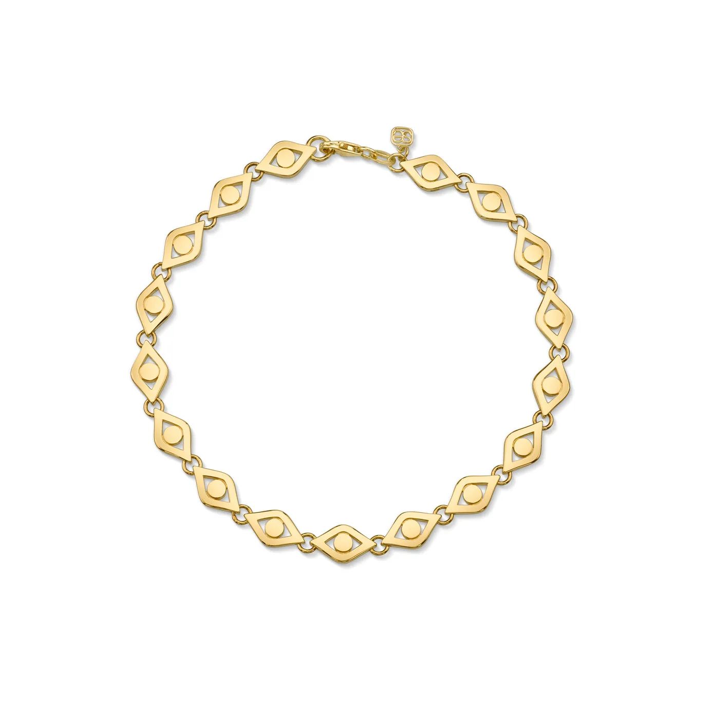 Men's Collection Pure Gold Eye Link Bracelet sold by Sydney Evan