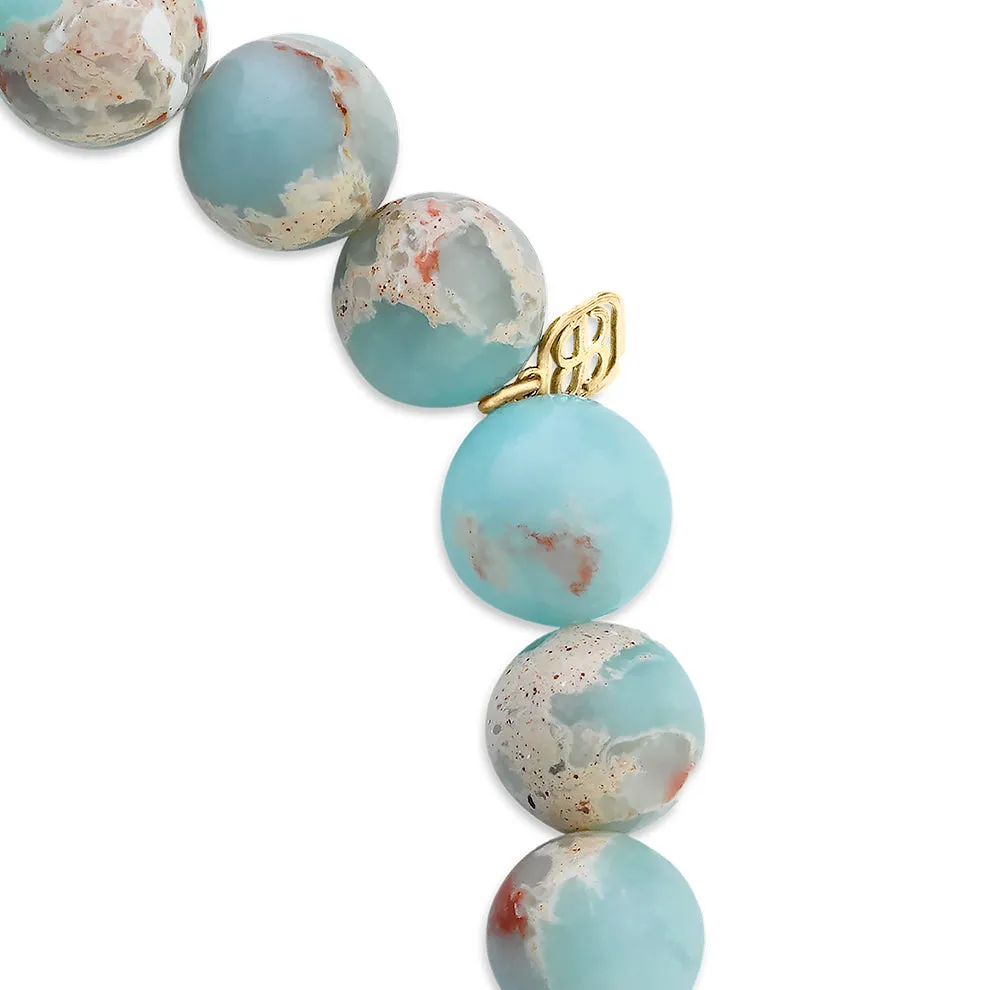 Gold & Enamel Elephant on Impression Jasper sold by Sydney Evan product image thumbnail 5