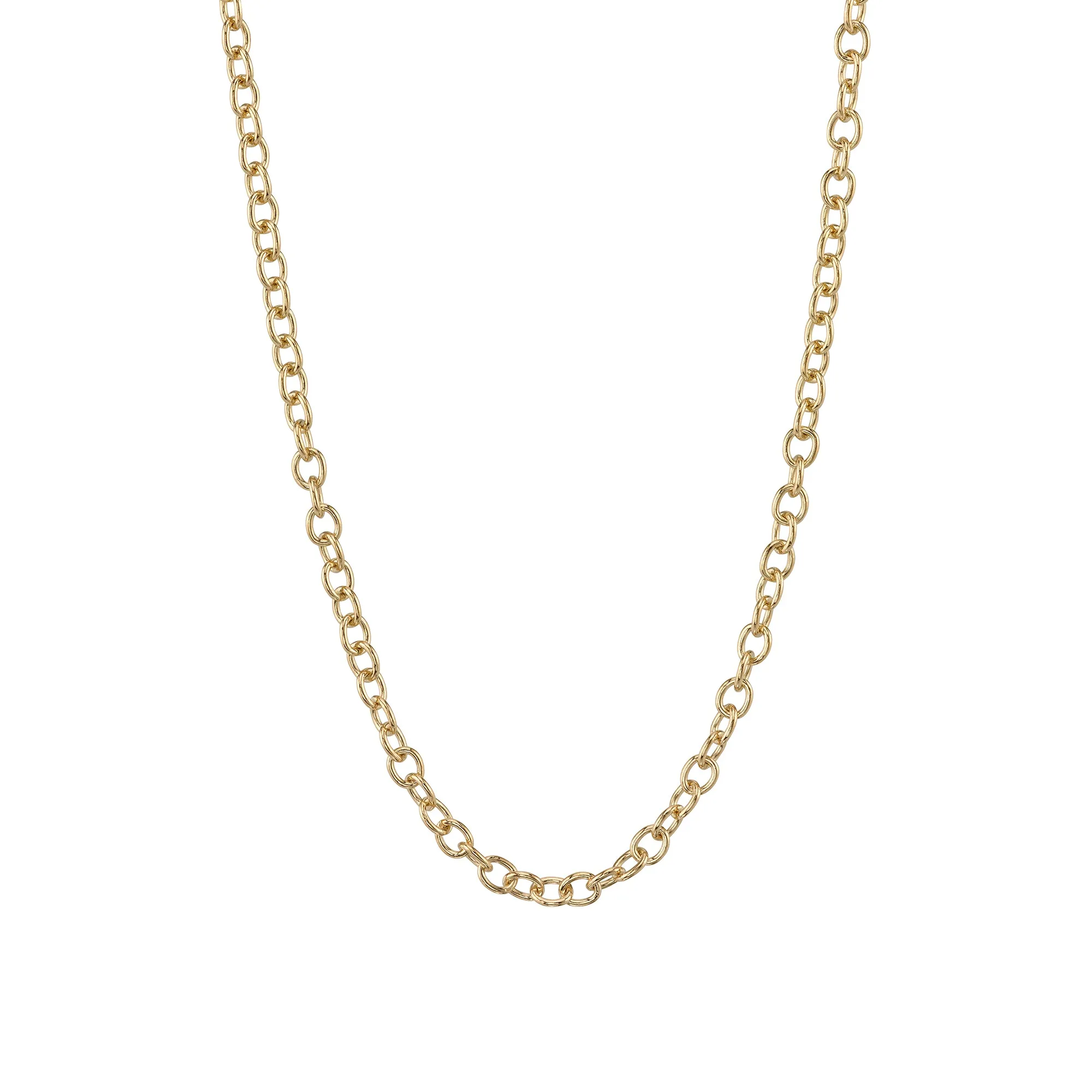 14k Gold Small Oval Link Chain sold by Sydney Evan