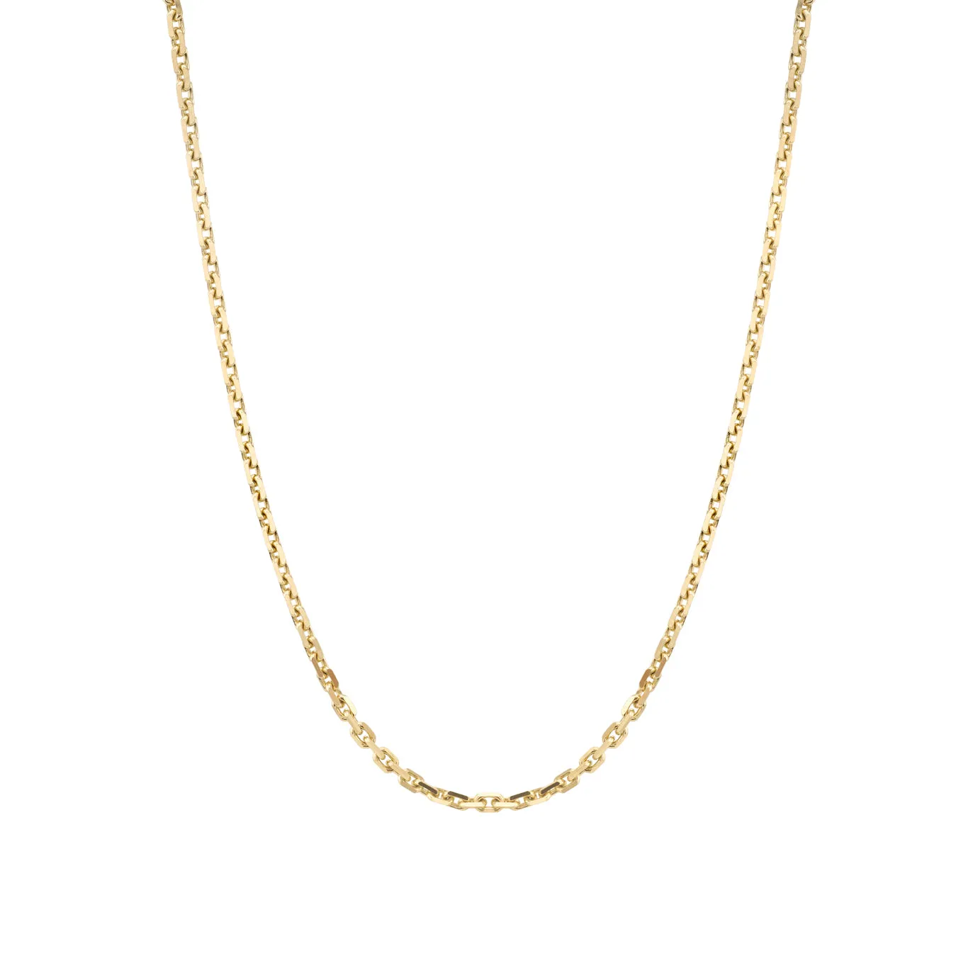 14K Gold Diamond Cut Cable Chain sold by Sydney Evan