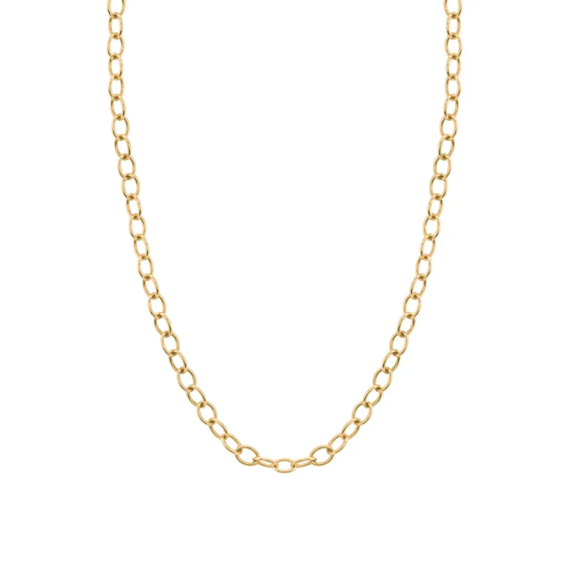 14k Gold Oval Cable Chain made by Sydney Evan