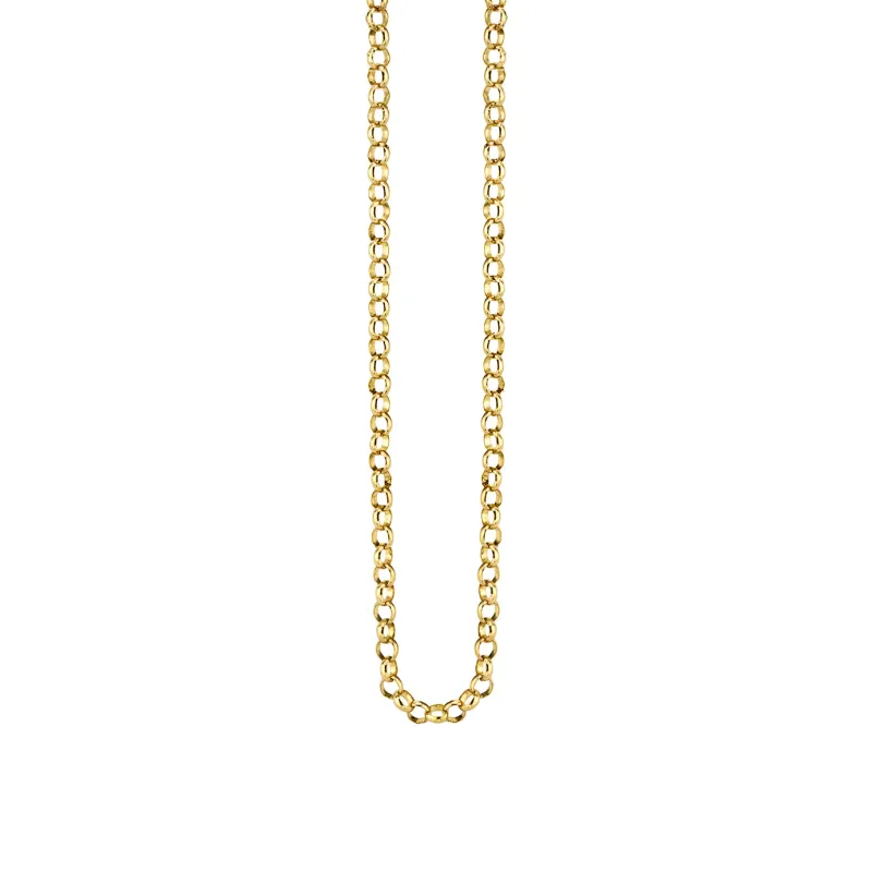 14k Gold Rolo Chain made by Sydney Evan