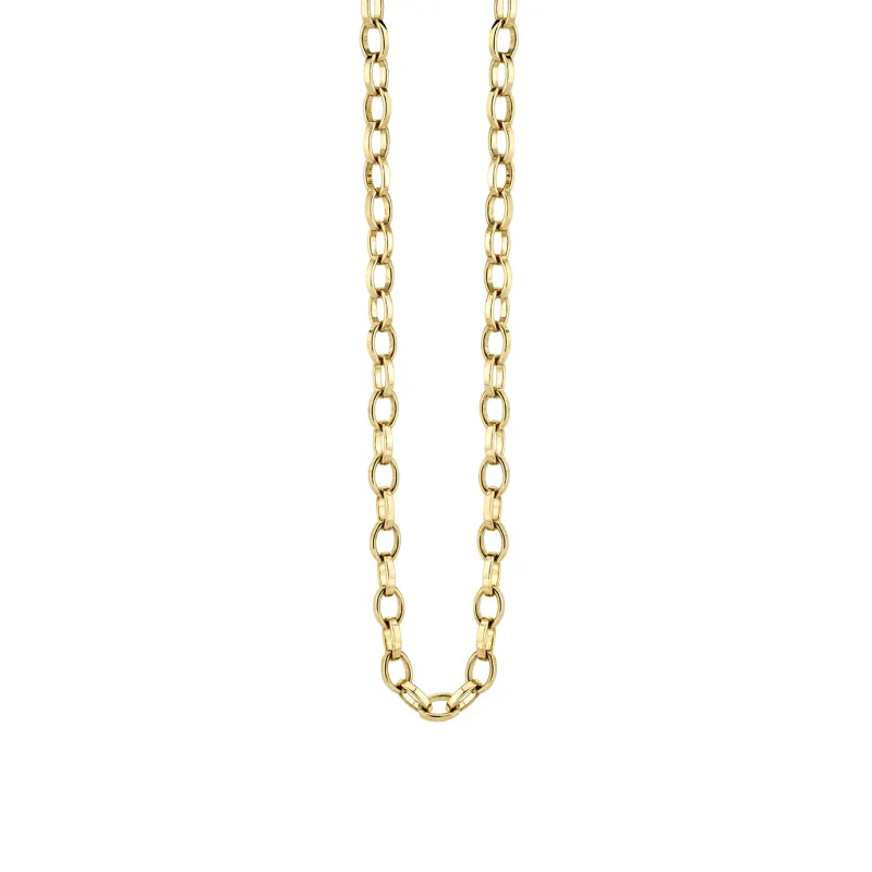 14k Gold Flat Oval Link Chain made by Sydney Evan