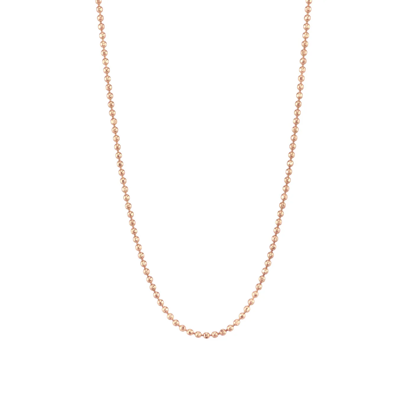 14k Gold Medium Ball Chain sold by Sydney Evan product image thumbnail 2