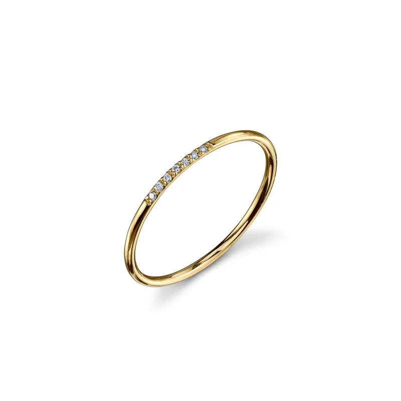Gold & Diamond 7 Stone Ring made by Sydney Evan