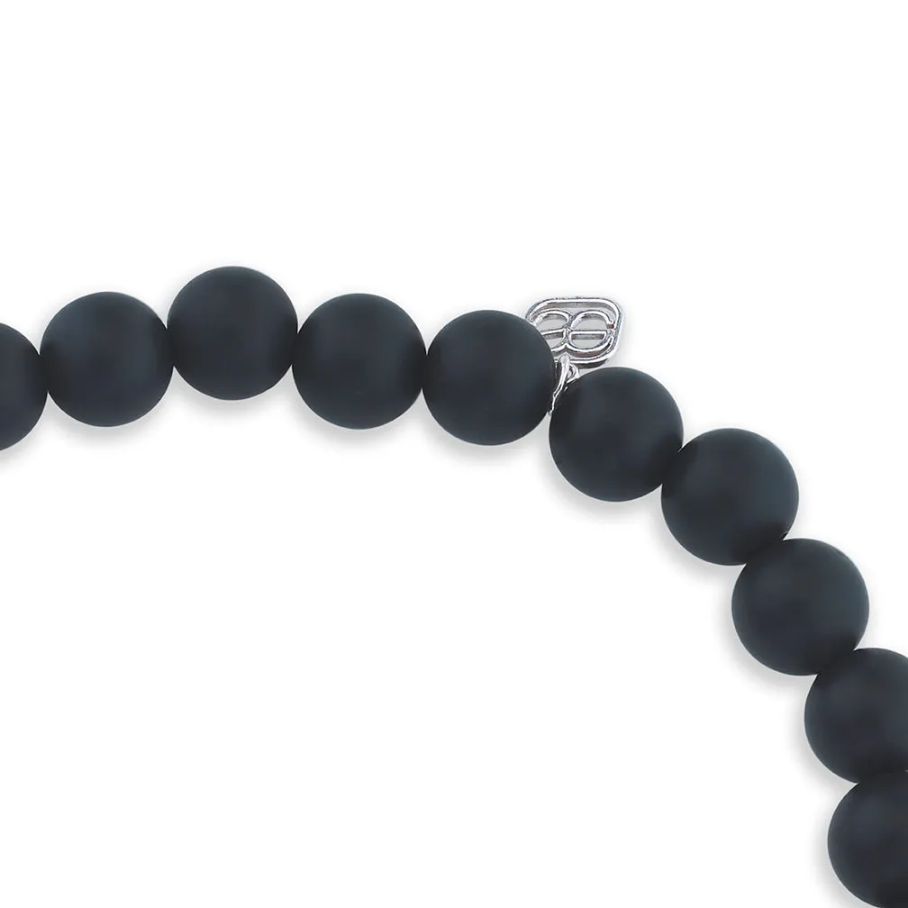 Men's Collection Gold & Diamond Ball on Black Matte Onyx sold by Sydney Evan product image thumbnail 4
