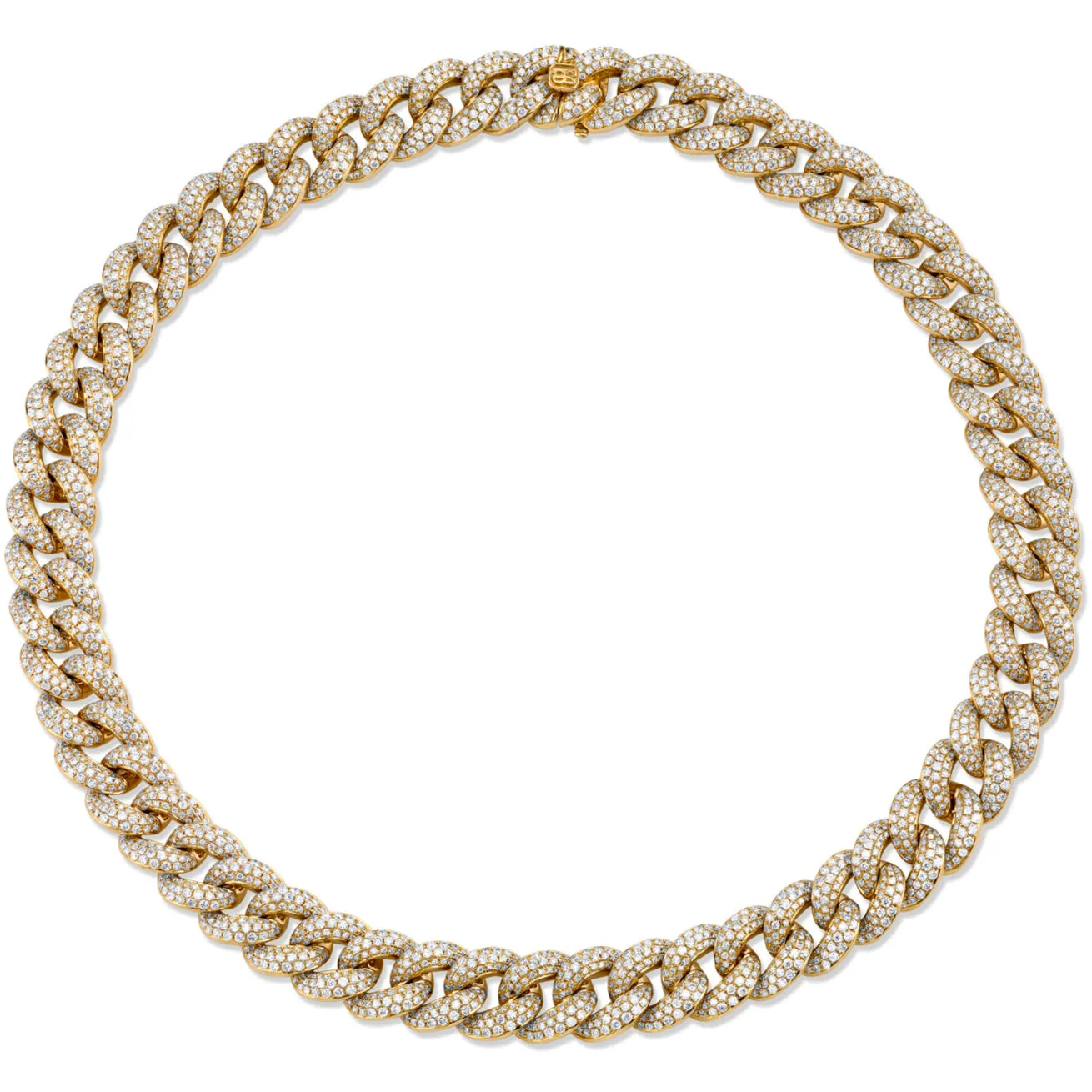 Gold & Diamond Link Necklace sold by Sydney Evan