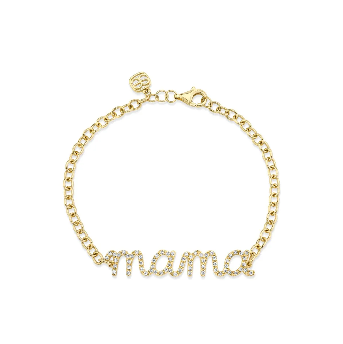 Gold & Diamond Mama Bracelet sold by Sydney Evan