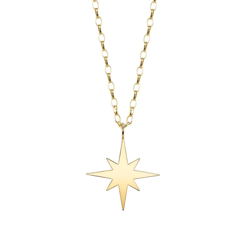 Pure Gold Starburst Charm made by Sydney Evan
