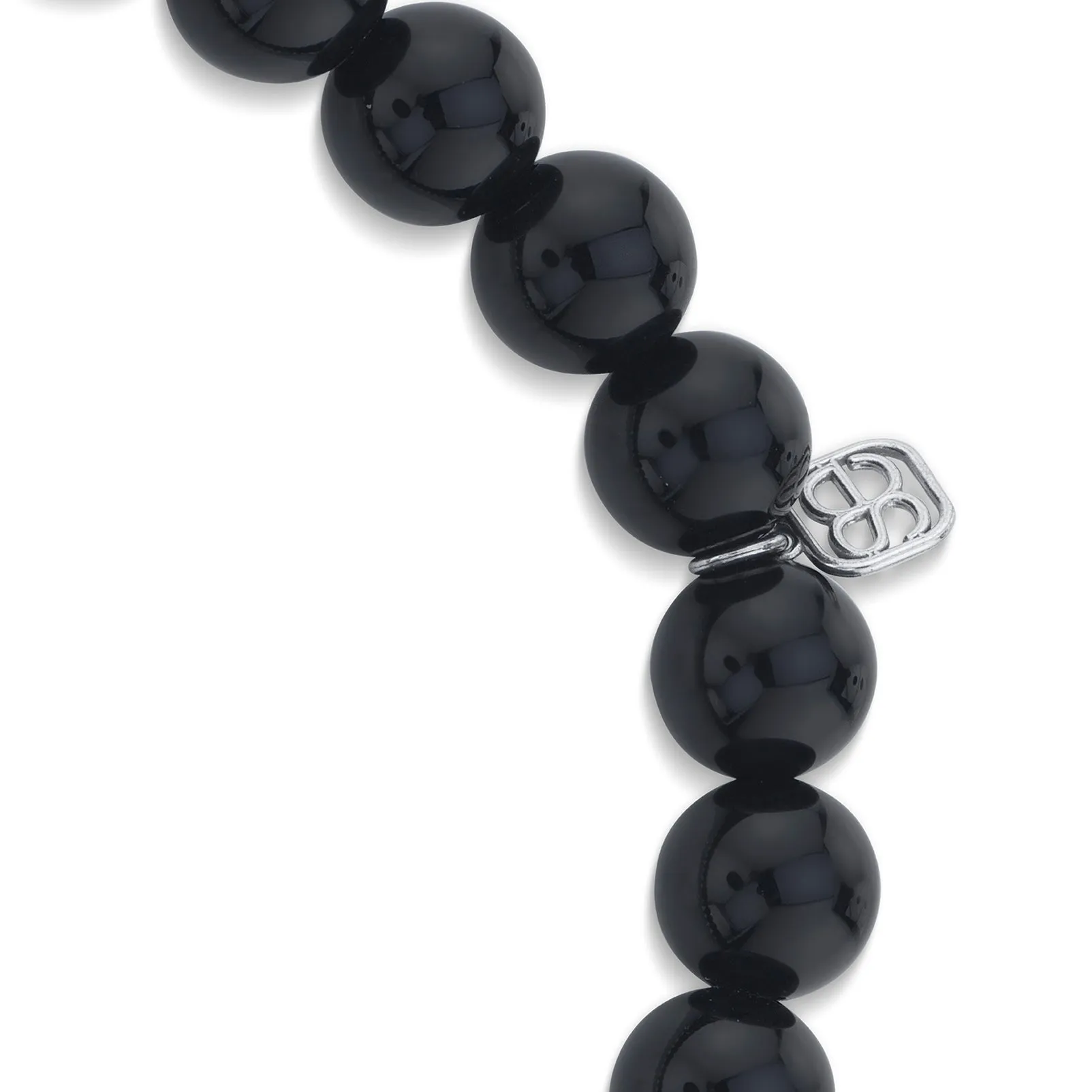 Men's Collection White Gold & Diamond Medium Bezel Eye on Onyx sold by Sydney Evan product image thumbnail 4