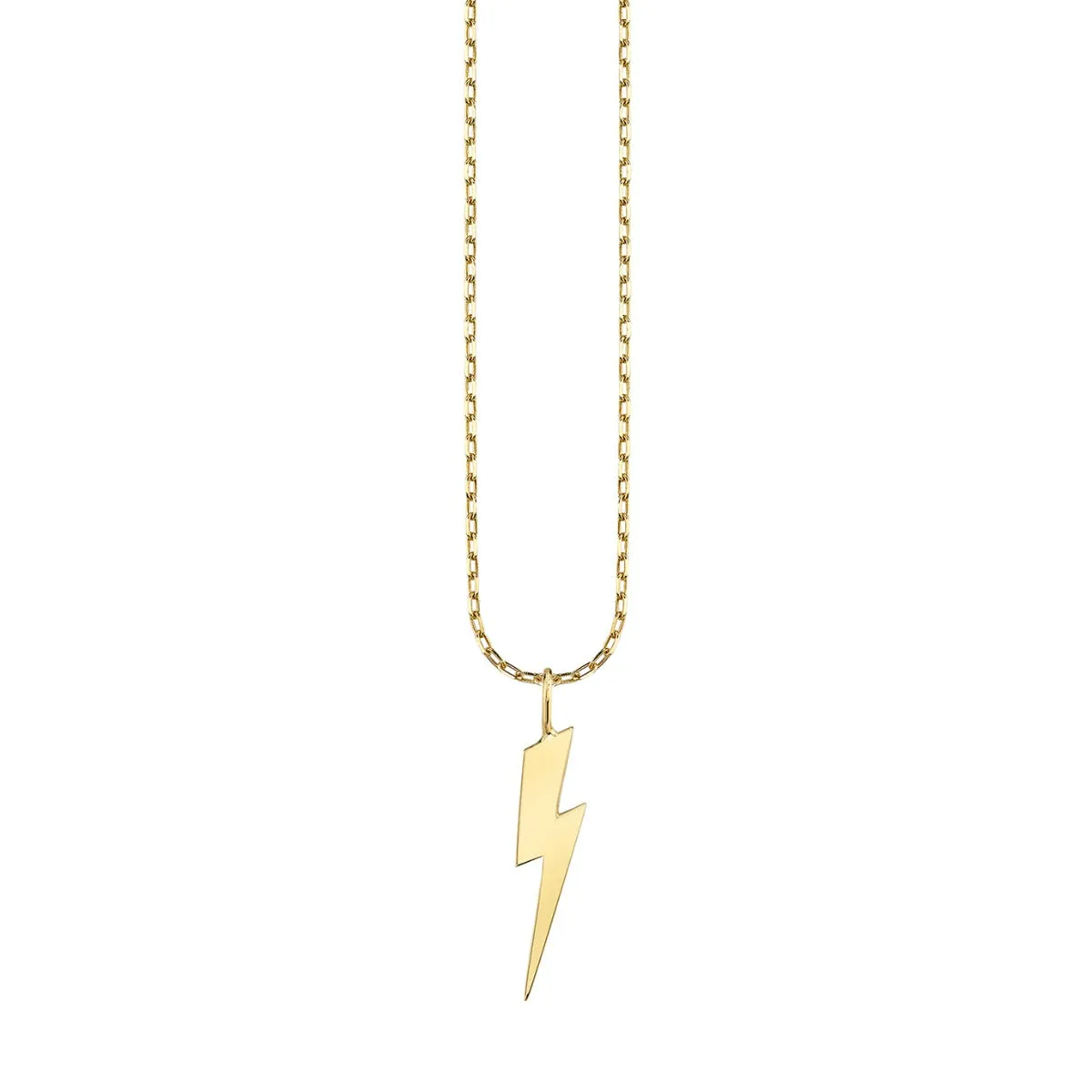 Pure Gold Small Lightning Bolt Charm sold by Sydney Evan