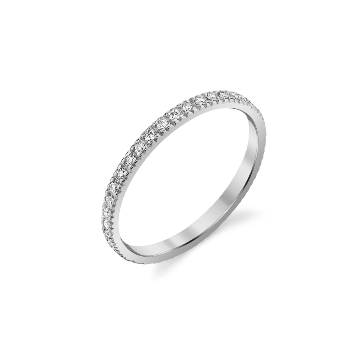 Gold & Diamond Eternity Ring sold by Sydney Evan product image thumbnail 4