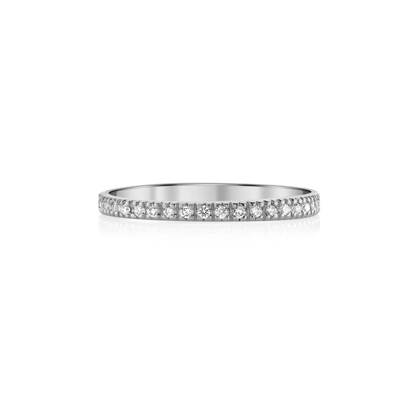 Gold & Diamond Eternity Ring sold by Sydney Evan product image thumbnail 5
