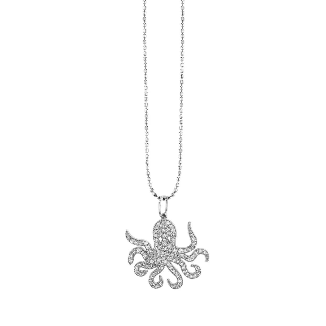 Gold & Diamond Octopus Charm sold by Sydney Evan product image thumbnail 3